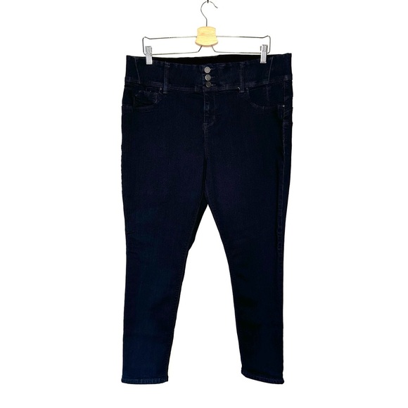 Laurie Felt Denim - Laurie Felt | Dark Wash Silky Curve Skinny Jeans Size XL